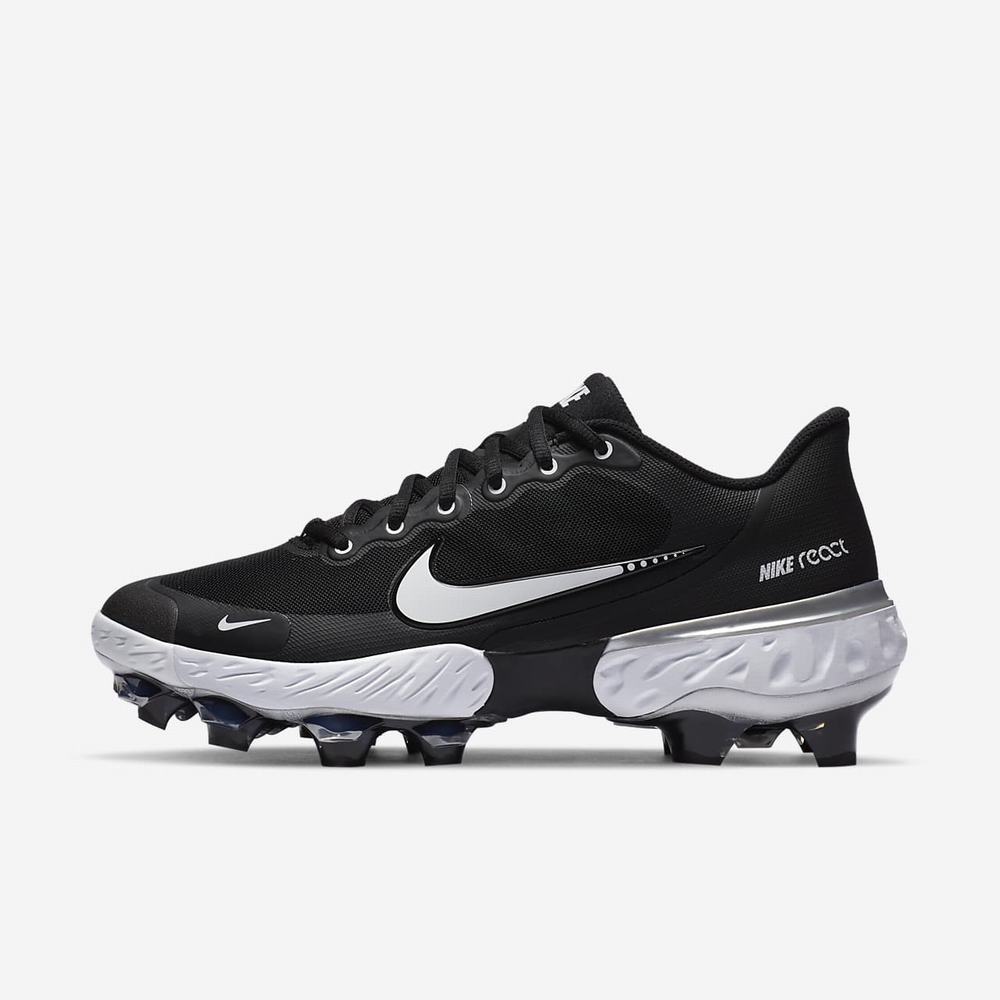 Crampon Baseball Nike Alpha Huarache Elite 3 Low MCS Noir 9527-163 Black/Black/Electric Green/White Homme | GBT-54524397